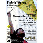 Fightin Words flyer Jan/09