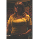 Adrienne on the mic