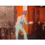Victor Victrola performing at Sugarland open mic